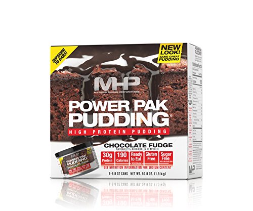 MHP Power Pak High Protein Pudding, Chocolate, 8.8 Ounce, 6 Count