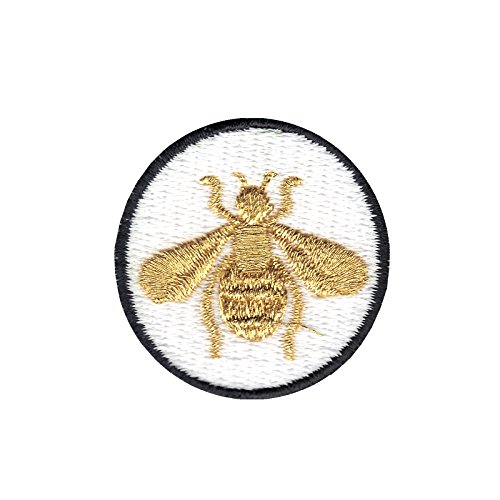 Bumble Bee DIY Iron On Embroidered Applique Patch