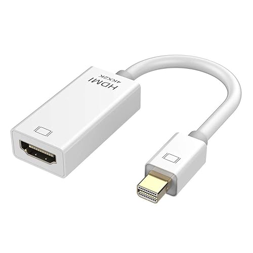 Deorna Mini DisplayPort to HDMI Adapter, 4K@60Hz Mini DP