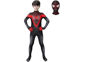 DAMEZZ Kids Superheroes Bodysuit child Halloween Christmas Boys Hero Cosplay Costumes with 3D Mask