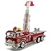 Kidsthrill Bump and Go Electric Rescue Fire Engine Ladder Truck – Kids Action Toy with Lights and Sounds