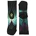HUSO Unisex Fashion Digital Printing Sports Crew Hiking Socks 3, 4, 7 Pairs