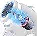 Electric Fabric Shaver, Muzili Professional Lint Remover with Dual Operated by Battery and AC Adapter, 3 Replaceable Stainless Steel Blades, 10000R/Min, Quick Remove Fuzzs, Lints, Pills or Bobbles
