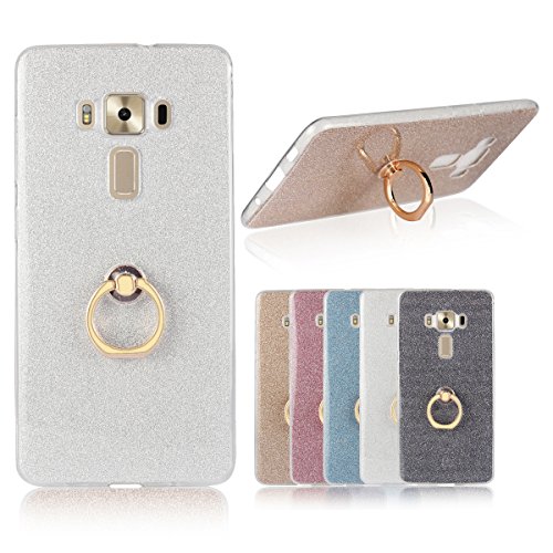 ZenFone 3 Deluxe Case, Ranyi [2 In 1 Detachable Bling Ring 