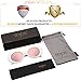 SOJOS Clout Goggles Oval Mod Retro Vintage Kurt Cobain Inspired Sunglasses Round Lens SJ2039 with White Frame/Pink Mirrored Lens