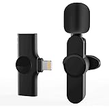 Upgraded （Plug-Play） Wireless Lapel Lavalier Microphone for iPhone iPad Recording,YouTube Facebook Live Stream,Vlog, Auto-Syn