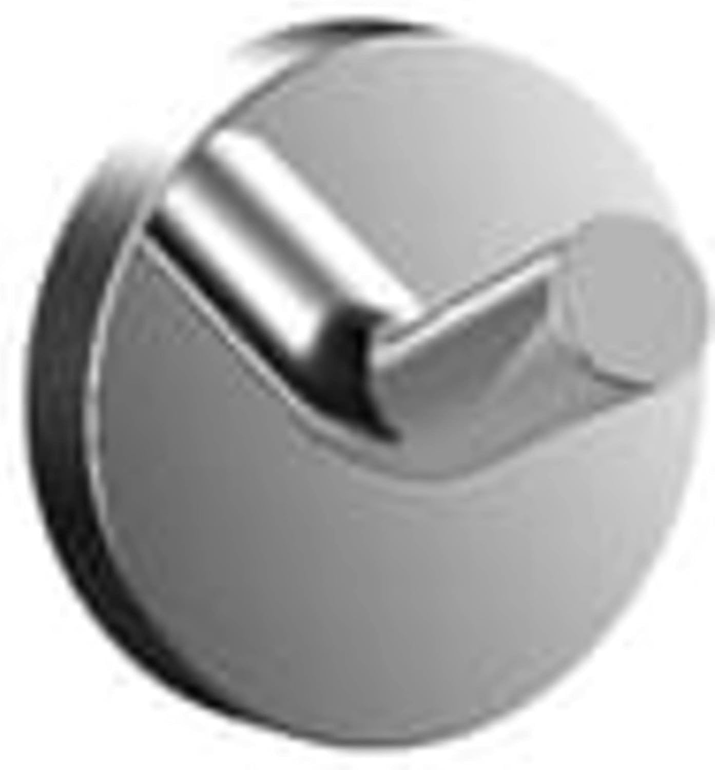 Emco Round Wall Mounted Hook Practical Metal Towel Rail High Quality Wall Hook for Towels or Clothes Chrome — image 1