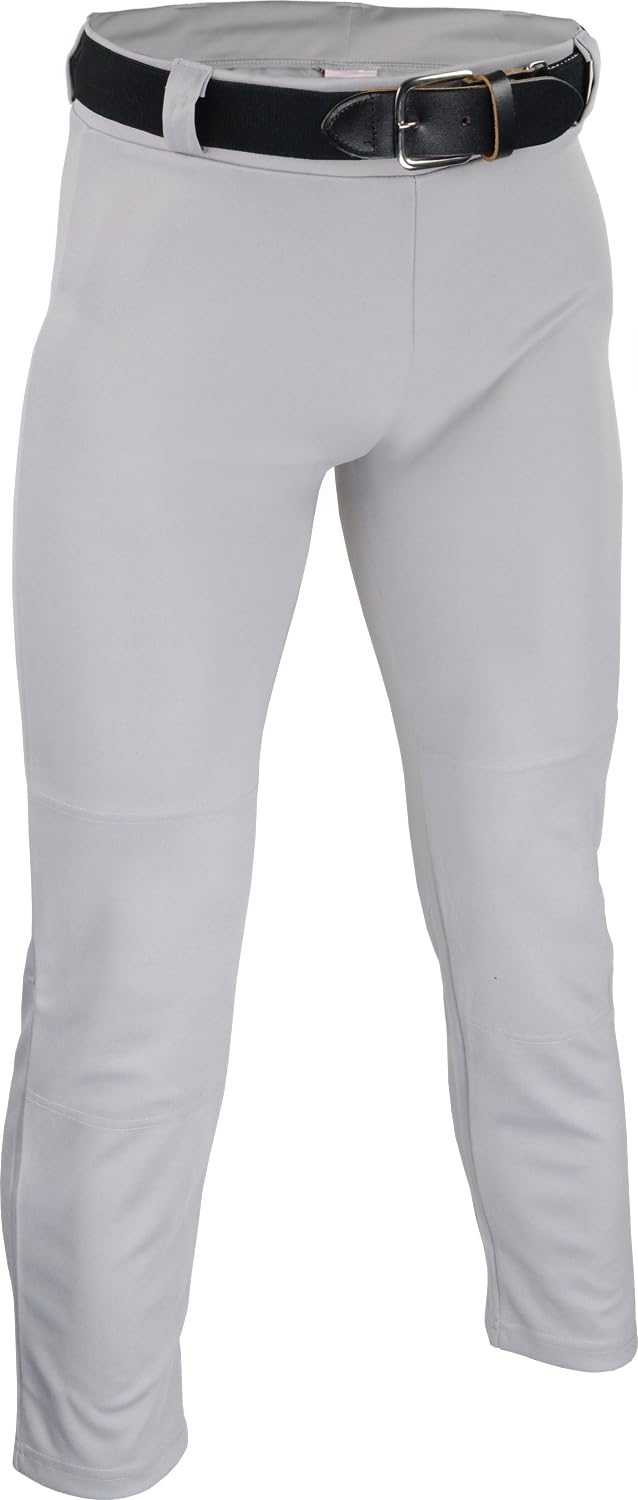 Pantalones de béisbol para jóvenes Sports Unlimited - Mosca falsa con trabillas para cinturón