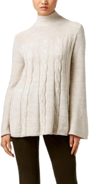 cable knit swing sweater