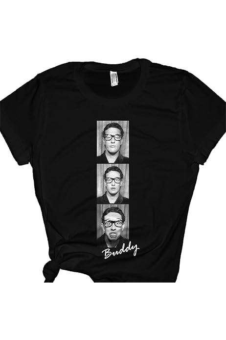 Buddy holly t shirt amazon Clearance