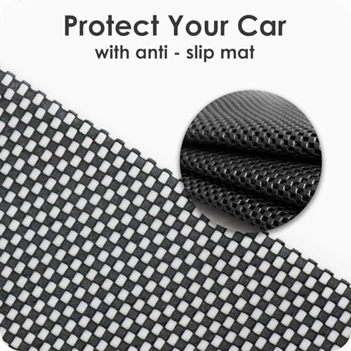 BOYUJK Car Roof Bag - 20 Cubic/566L, Waterproof, No Rack Needed, Anti-Slip Mat & 6 Heavy-Duty Straps, Folding Soft Roof Box (Blue, 566L)