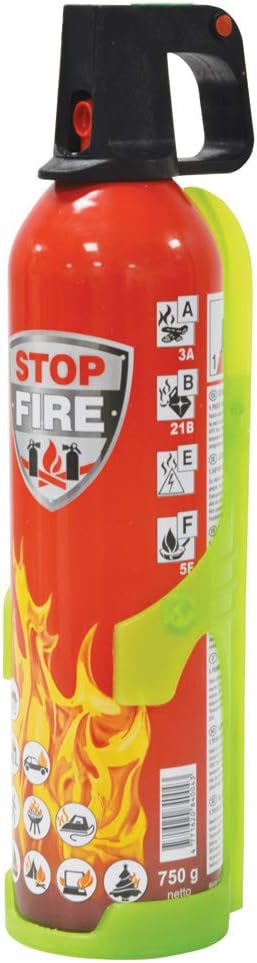 750ml All-in-1 Fire Extinguisher Home - Compact & Effective Small Fire Extinguisher, Red - Image 4
