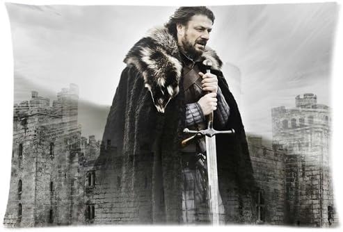 Game Of Thrones Ned Stark Pillowcases Custom Pillow Case Cushion Cover 20 X 30 Inch Two Sides