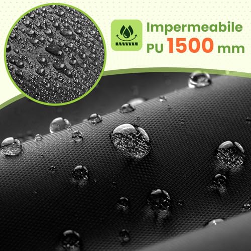IPSXP Bicycle Cover, 210D Waterproof Oxford Bicycle Cover, 208 x 111 x 76 cm, Bicycle Cover, Dustproof Wind Rain UV Protection, Mountain Bike Cover
