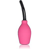 TopQuaFocus 294ml Vaginal Douche Enema Bulb Anal Douche Bulb for Men or Women Colon Cleaning Cleaning 4.8' Tip (Red)