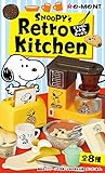 Re-Ment Peanuts Snoopy's Retro Kitchen Full Set of 8 1:12~1:6 Scale Dollhouse Miniatures Furukonpu Complete Full Set Box (Set of 8 Pieces) Japan Import