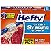 Hefty Slider Freezer Bags - Quart, 74 Count primary