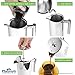 Platinum French Press Coffee Stainless Steel Double Wall 1000ml / 34OZ 1 Liter Insulated Double Wall. Makes 8 Cups or Mugs, No Plastic or Glass Coffee Tea Lovers, Fresh Brewed Best tasting #1 Coffee !
