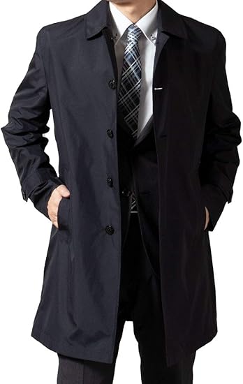 Amazon United Gold スプリングコート メンズ ビジネスコート 軽量 花粉つかない 花粉症対策 ステンカラー 軽い ポケッタブル 撥水 黒 ベージュ コート ジャケット 通販
