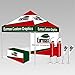 Eurmax 10'x10' Ez Pop Up Canopy Tent Commercial Canopies with Heavy Duty Roller Bag,Bonus 4 Canopy Sand Bags (White)