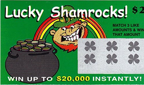 FAKE LOTTERY TICKETS - Fun Gag Joke Prank