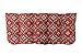 BOSSIMA Indoor Outdoor Swing Bench Loveseat Cushion Replacement Patio Seating Cushions Red Damask Tufted