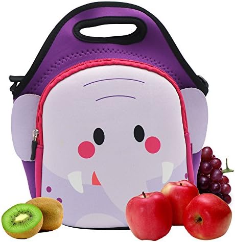 Castle Story Children Neoprene Lunch Box Bag for Kids,Insulated,Reusable,Foldable,Washable,Lightweight and Waterproof and Fresh and Fit Gourmet Lunch Tote For Boys Girls Men Women, Lovely Travel Bag