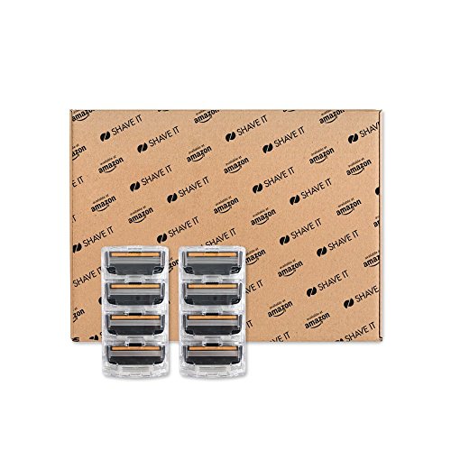 Shave It Pro Five Blade Refill Cartridges, 8 Count