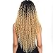 Joedir Lace Front Wigs Ombre Blonde 28'' Long Small Curly Wavy Synthetic Wigs For Black Women 130% Density Wigs (ombre blond)