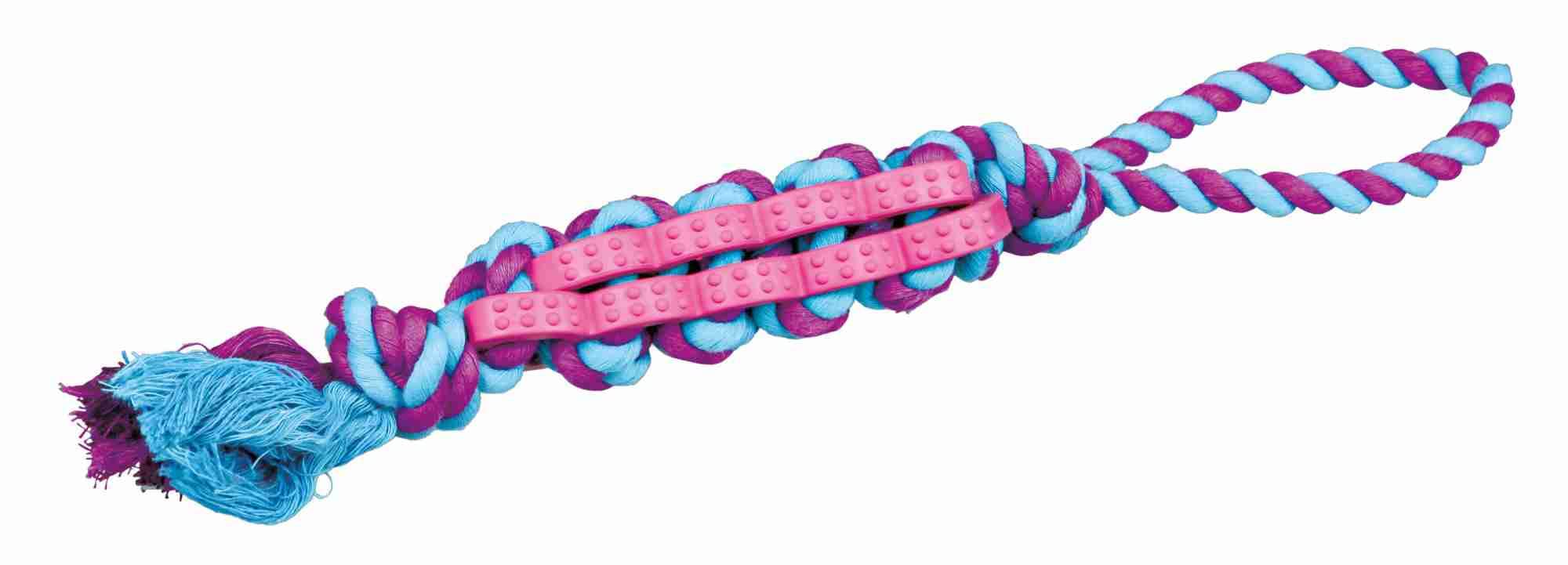 Trixie Denta Fun Natural Rubber Twisted Stick Rope for Dog, 37 cm