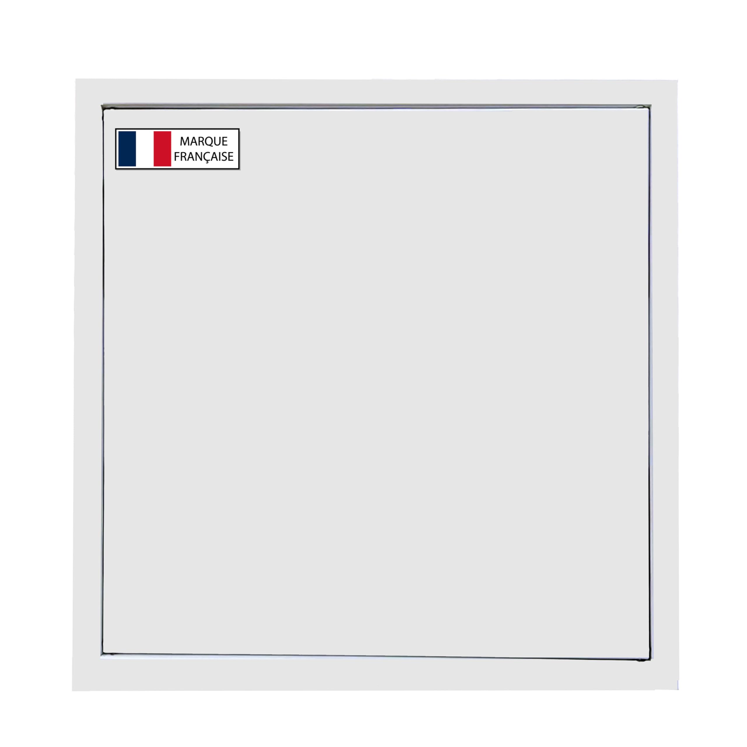 AIROPE Inspection Door 300 x 300 mm in Steel with Magnetic Closure, Left/Right Side Opening, Access Panels for Water Meter, Walls, Bathtub, Fuse Boxes, Hides Wires, Pipes