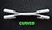 Amazing Drapery Hardware 25 Pack VERTICAL BLIND Vane Saver ~ White Curved Repair Clips ~ Fixes Broken Holes
