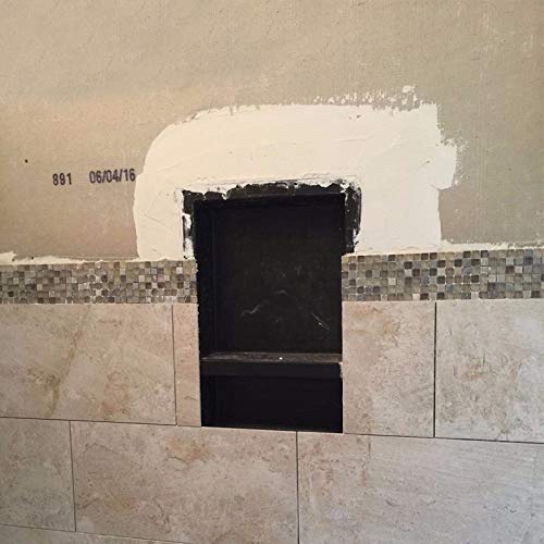 Tile Ready Shower Niche Double Shelf 25 x 17 (Inside 21 x 13) Thin Flange 1/8" Easy Installation - Water-proof Leak-proof