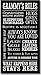 My Word! Grammy's Rules Decorative Sign, 8.5x16