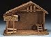 Nativity 10-1/2" Wooden Stable Fontanini