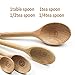 ASAPS Beechwood Measuring Spoons Set of 4