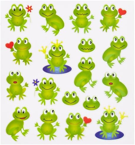 HOBBY-Design Sticker, Frogs, Green
