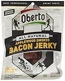 Oh Boy! Oberto, All Natural Bacon Jerky, 2.5oz Bag (Pack of 4)
