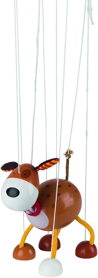 Goki 51755 Juguete de Habilidad motora - Juguetes de Habilidades motoras (Marrón, Blanco, Amarillo, Madera, Niño, 3 año(s), CE, 155 mm)