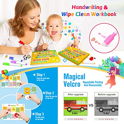 Montessori Toddler Busy Book, 30 Themes Preschool Learning Activities