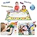 JVIGUE Large Water Doodle Mat - Portable Magic Water Drawing Mat Pad with 3 Water Pens and Drawing Booklet, Kids Educational Travel Toys Gift for Boy Girl Toddlers Age 1- 6, 36.6 X 25.6 Inch
