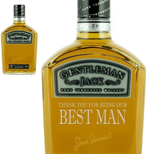 Best Man Engraved Jack Daniels Gentleman Jack