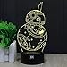 Huiyuan 3d Lamp Fuwa Force Awaken Bb-8 Night 7 Color Change Best Gift Night Light LED Furnish Desk Table Lighting Home Decoration Toys