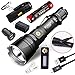 Klarus XT12GT CREE LED XHP35 HI D4 LED 1600 Lumens 18650 Tactical Rechargeable Flashlight With SKYBEN USB Light and Car Charger and Adaptor