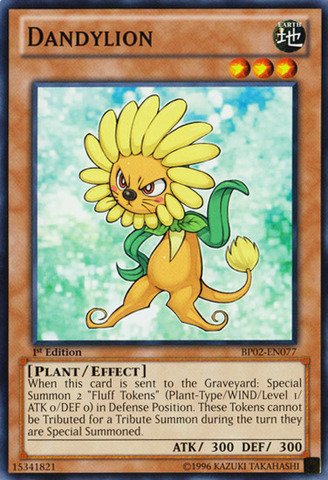 Yu-Gi-Oh! - Dandylion (BP02-EN077) - Battle Pack 2: War of the Giants - 1st Edition - Common