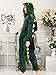 iSZEYU Adult Pajama Dinosaur Christmas Costumes Onesies For Women Men Teens Girl