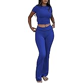 Nimsruc Two Piece Lounge Sets For Women Summer Outfits