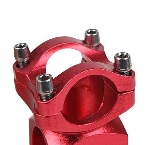Andux 31.8mm Aluminum Alloy Bike Handlebar Stem Riser for BMX MTB 1pcs BL-02 (Red)