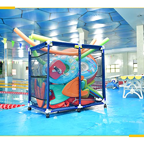 SEESNOW Pool Storage Bin, Pool and Ball Storage Organizer with Nylon