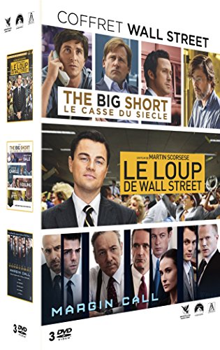Coffret Wall Street : The Big Short + Margin Call + Le Loup De Wall-Street - Pack